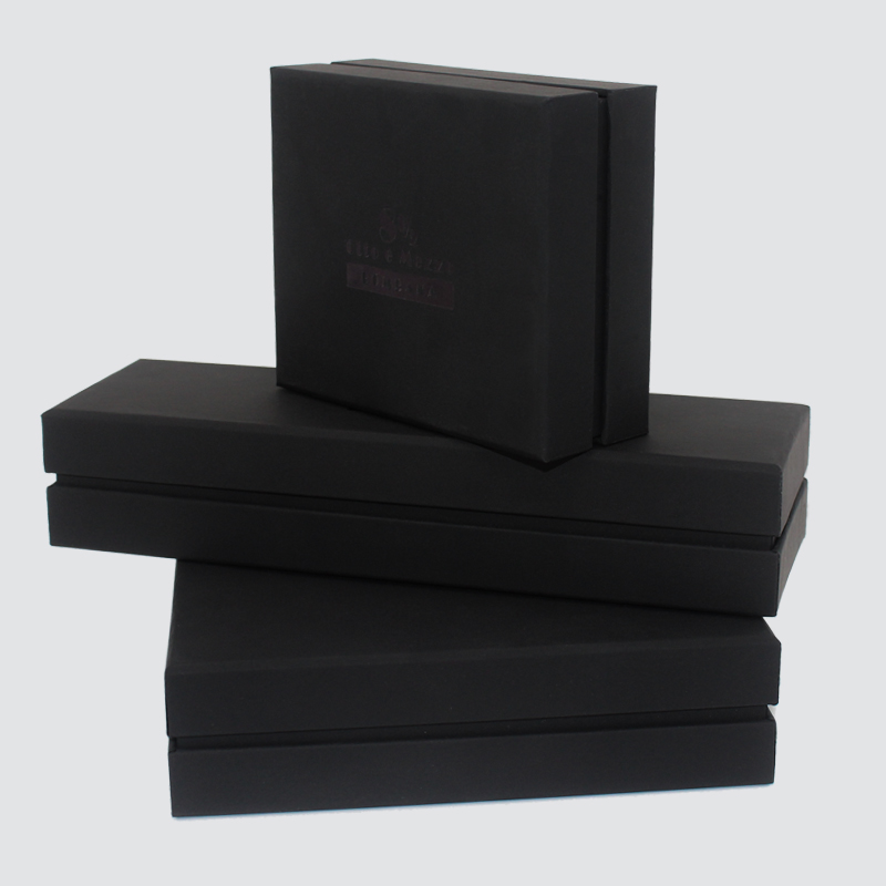 Testreszabott klasszikus fekete doboz ékszer nyaklánc kiegészítők díszdobozban
